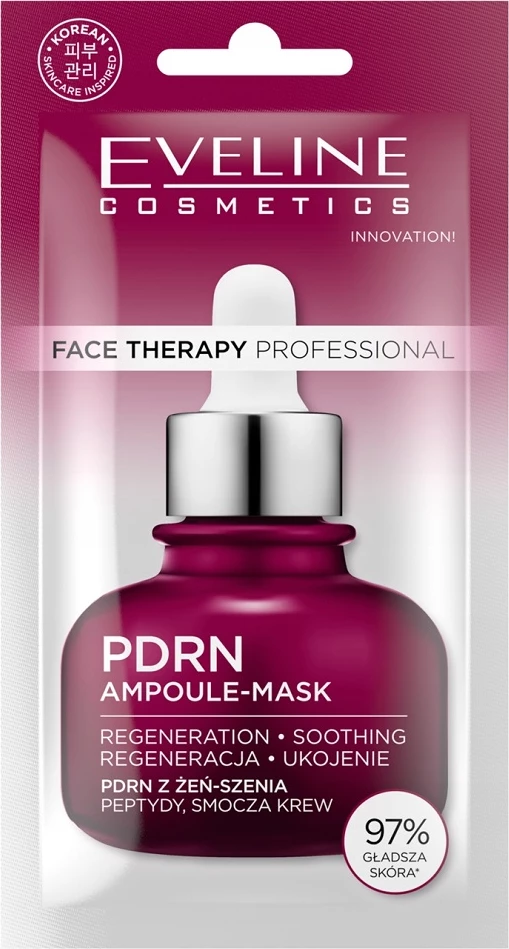 Maskë për fytyrë për femra Eveline Cosmetics Face Therapy Professional Ampoule-Mask Cream Mask for Face PDRN 7ml