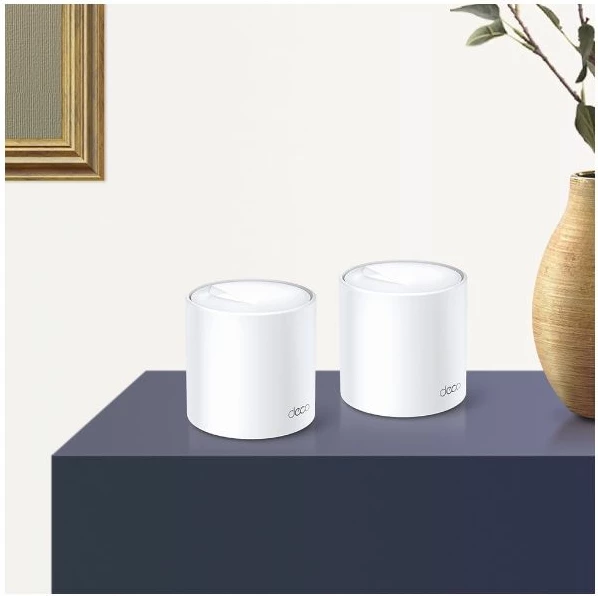 sistem Mesh WiFi 6 TP-LINK Deco X20, deri 1800 Mbps, i bardhë, set 2 copë