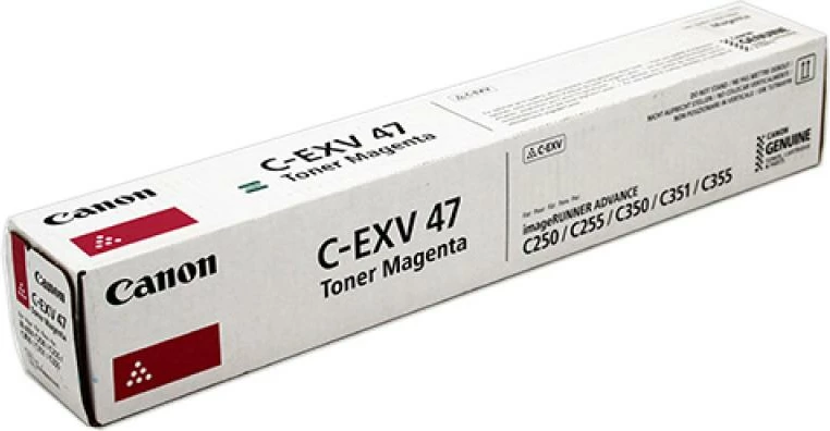 Toner, Canon, C-EXV 47 (8518B002), rendiment 9,750–23,700 faqe, magenta