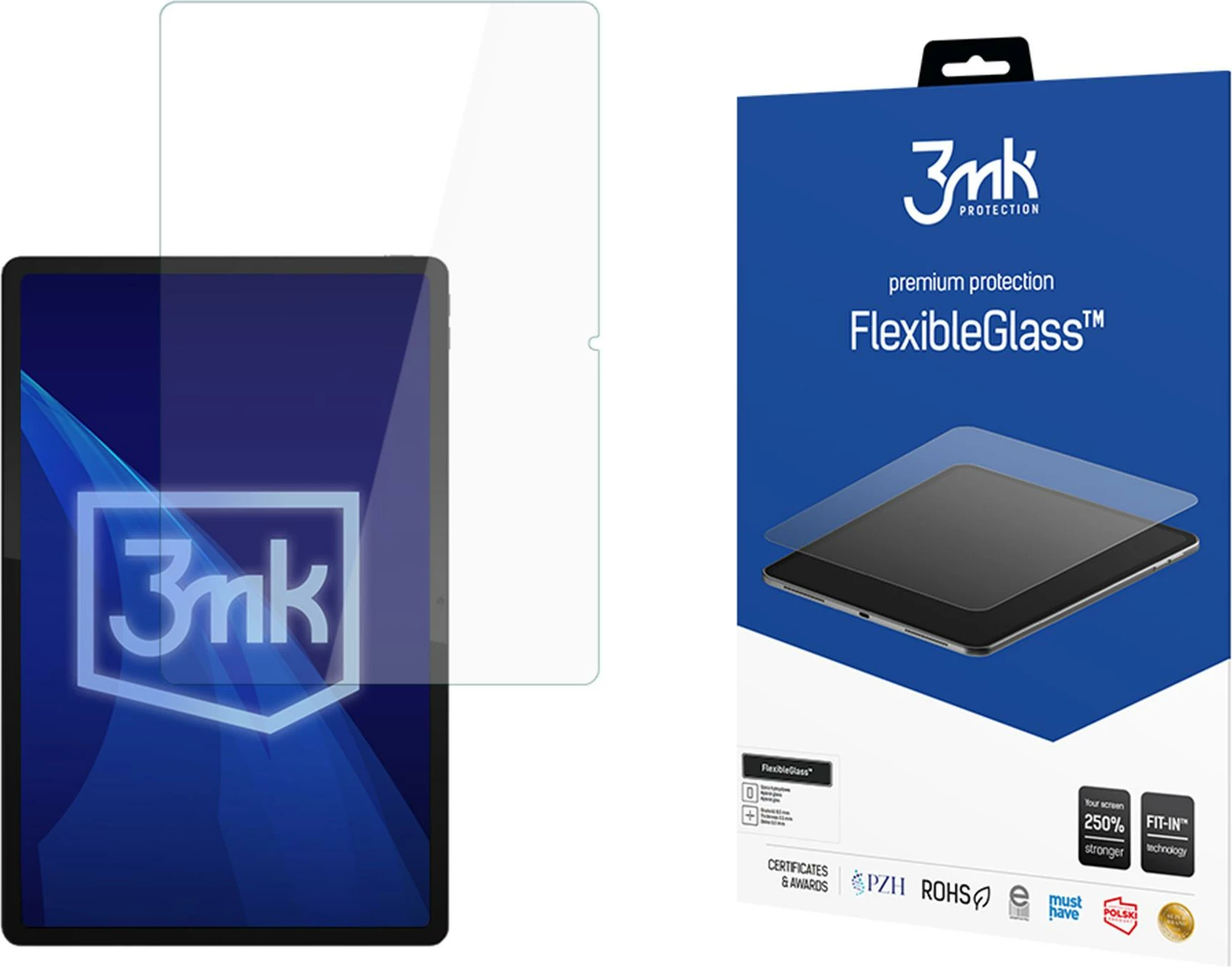 Xham mbrojtës hibrid 3mk FlexibleGlass për Lenovo IdeaTab Pro