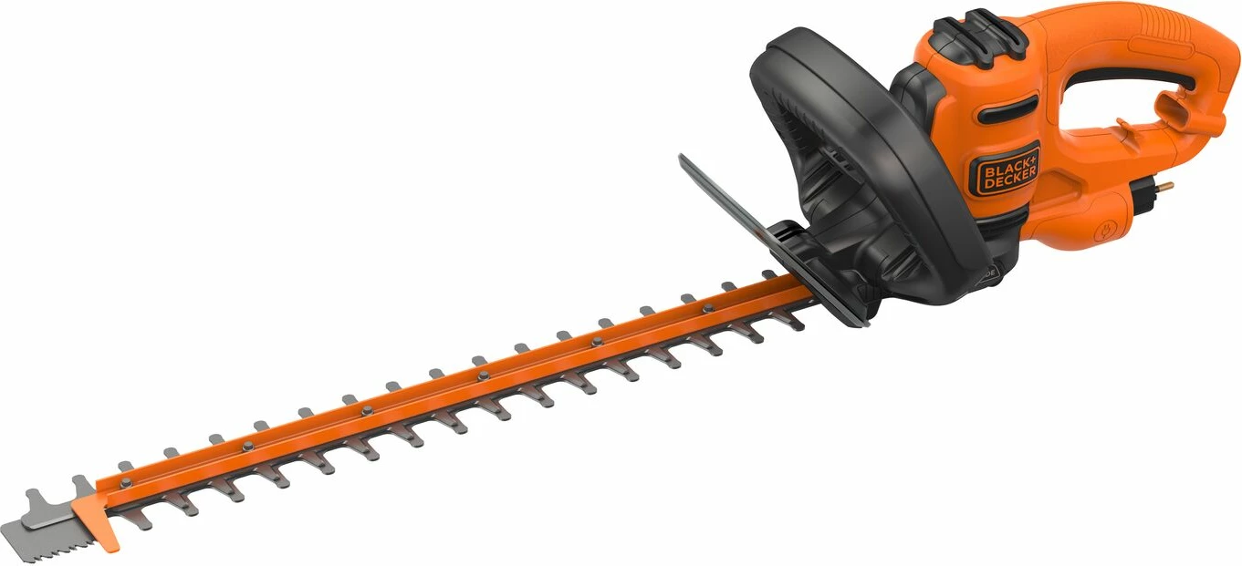 Gërshërë elektrike për gardh Black&Decker BEHTS301 500W, teh 50cm, hapje dhëmbësh 22mm, portokalli/zezë