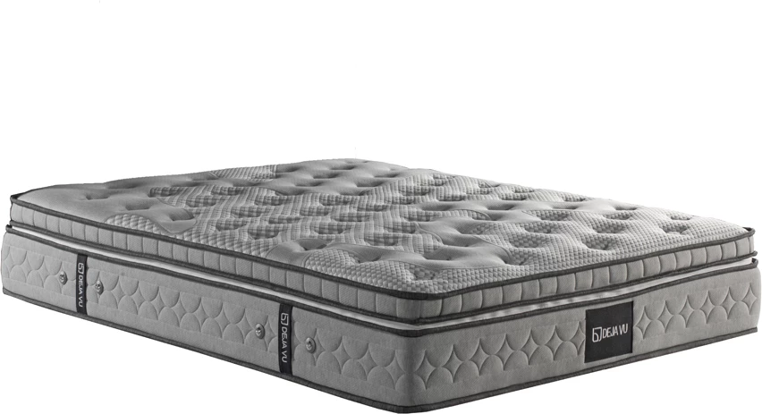 Dyshek Deja Vu, gri, 160x200x34cm