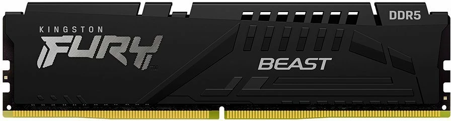 RAM Memorje Kingston FURY Beast 8GB DDR5 5600MT/s CL36 DIMM (1x8GB) EXPO, e zezë