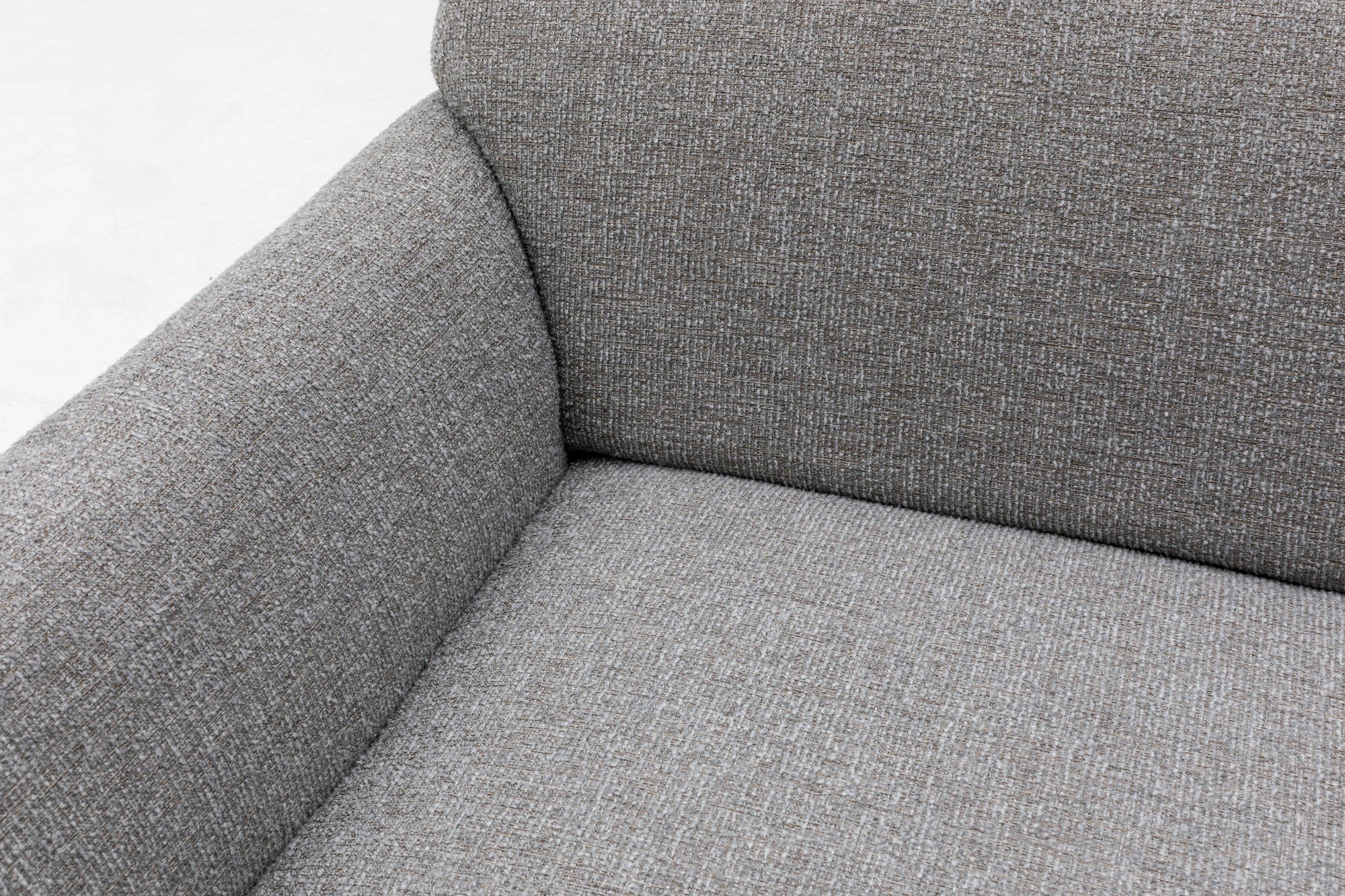 Divan treshe, ngjyrë gri e çelët, Atelier del Sofa, Eddy