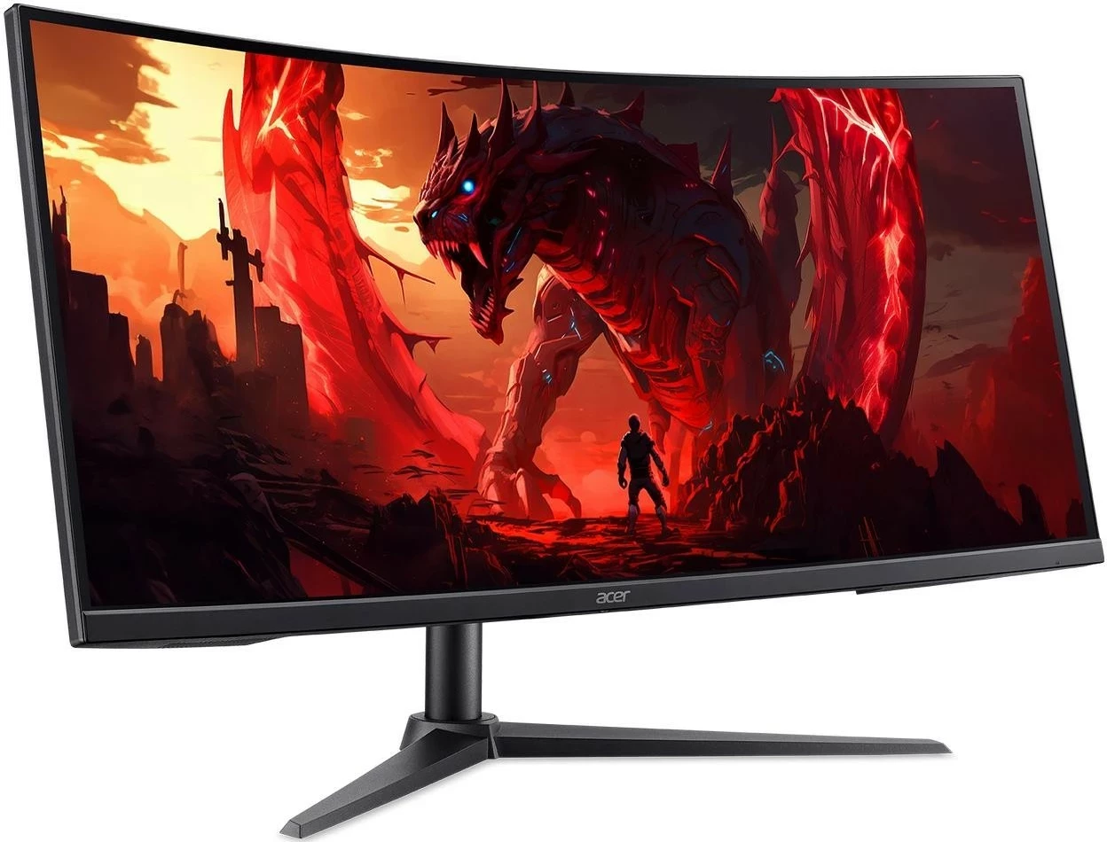 Monitor gaming Acer Nitro XZ340CURX0bmiiphx, 34", UWQHD, 200Hz, FreeSync Premium, i zi
