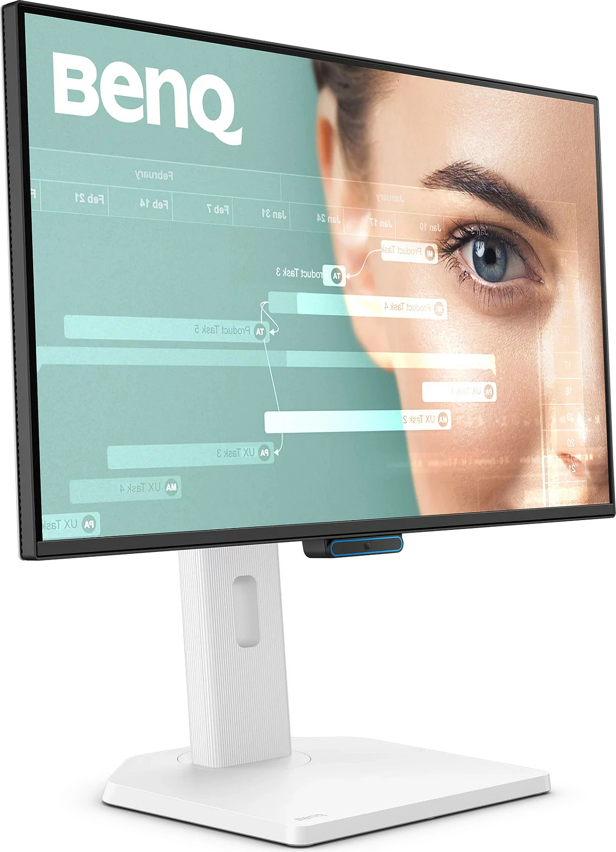 Monitor BenQ GW2490TC, 24" Full HD IPS, 1920x1080, FreeSync, altoparlantë, i zi/bardhë