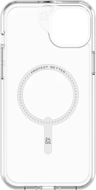 Mbështjellës Zagg Crystal Palace Snap MagSafe për iPhone 14 Plus / 15 Plus, Transparent