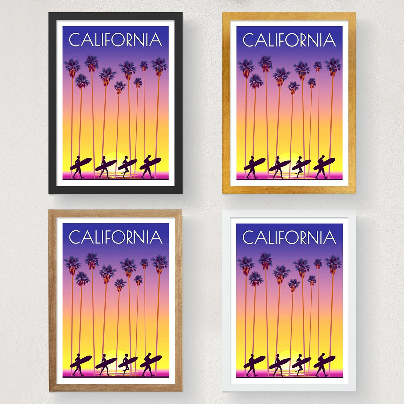 Poster A4, California - 2003, shumëngjyrësh