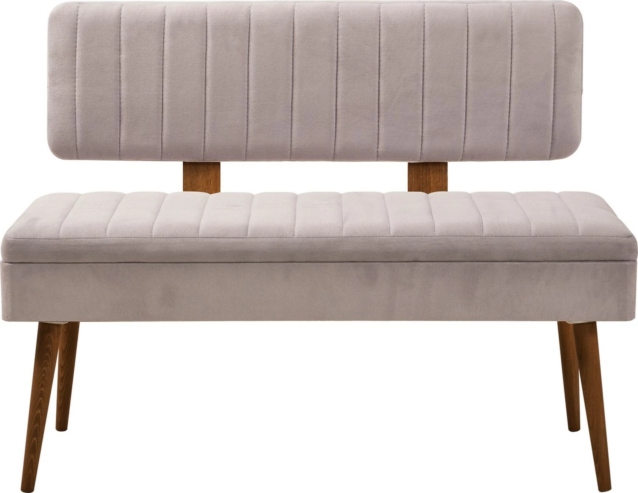 Set tavoline me karrige, konsolë dhe bank, 6 pjesë, Skye Decor, Vina Bench 04 0701, ngjyrë arre, gri