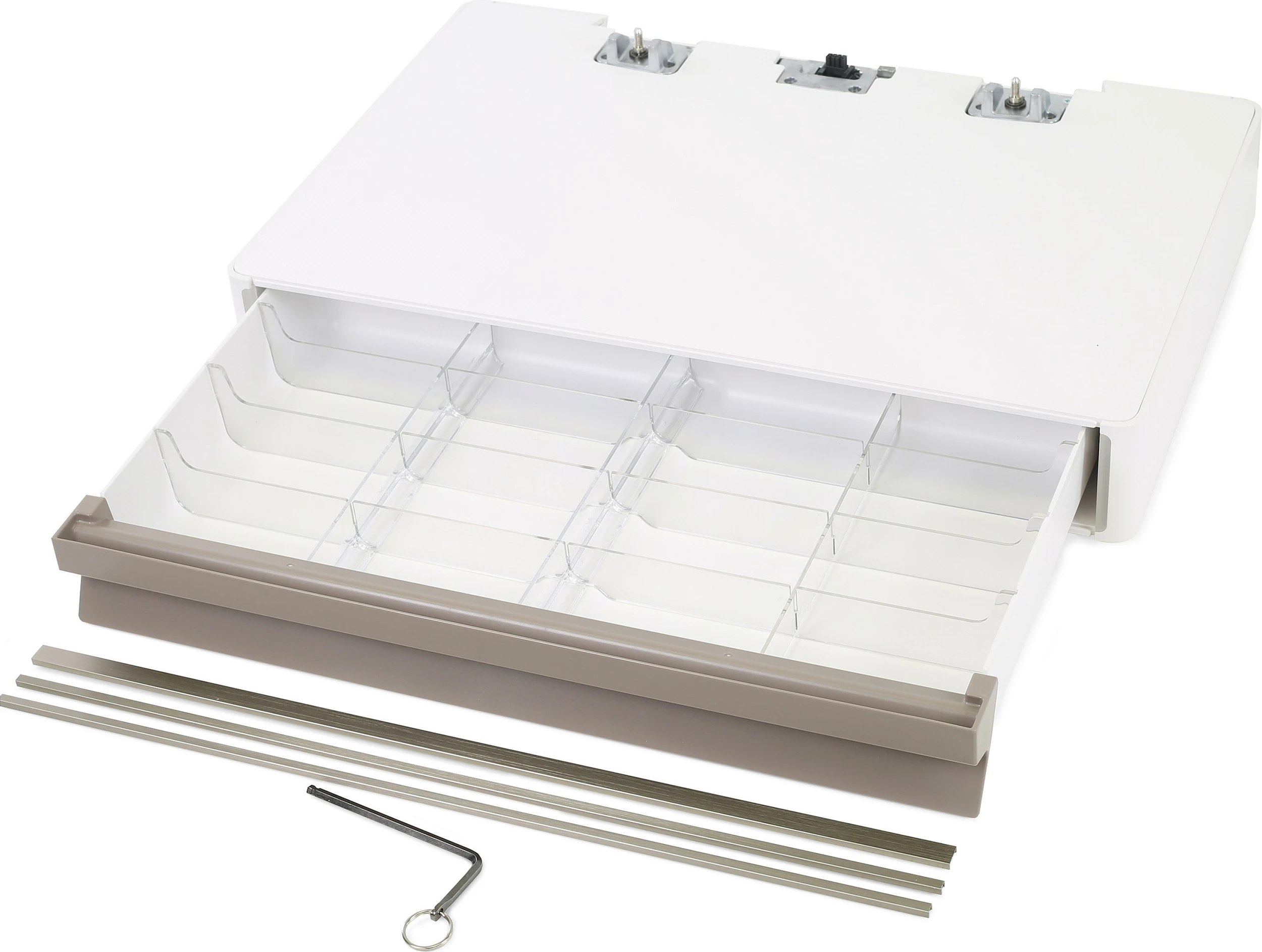 Sirtar Ergotron CareFit Pro 98-487, me çelës, 0.9 kg kapacitet, gri/bardhë