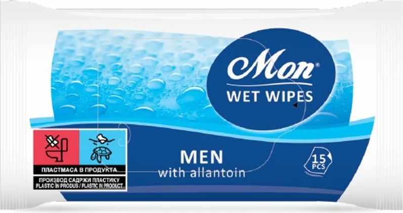 Lecka Wet Wipes Mon Men 15pcs