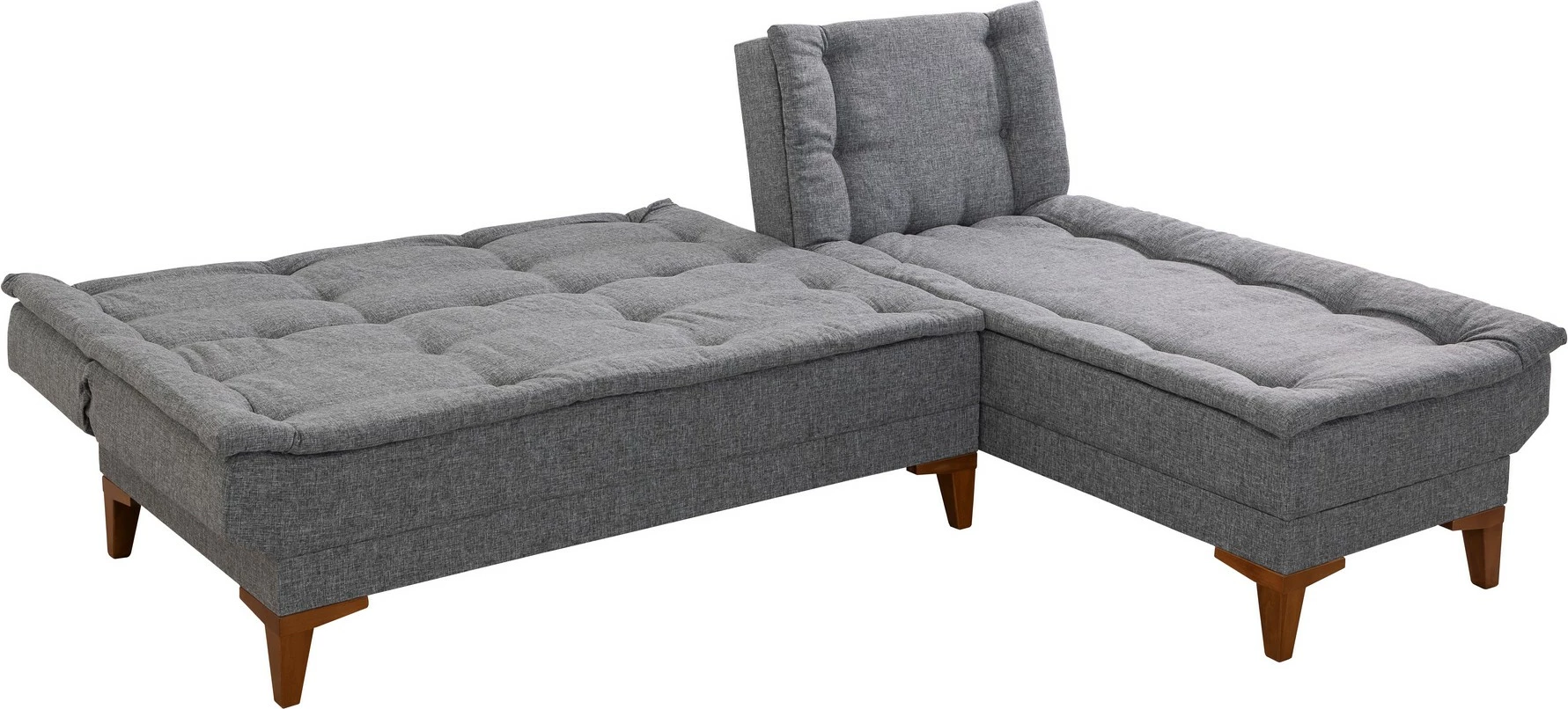 Kënd-sofë shtrat Santo, ngjyrë gri e errët