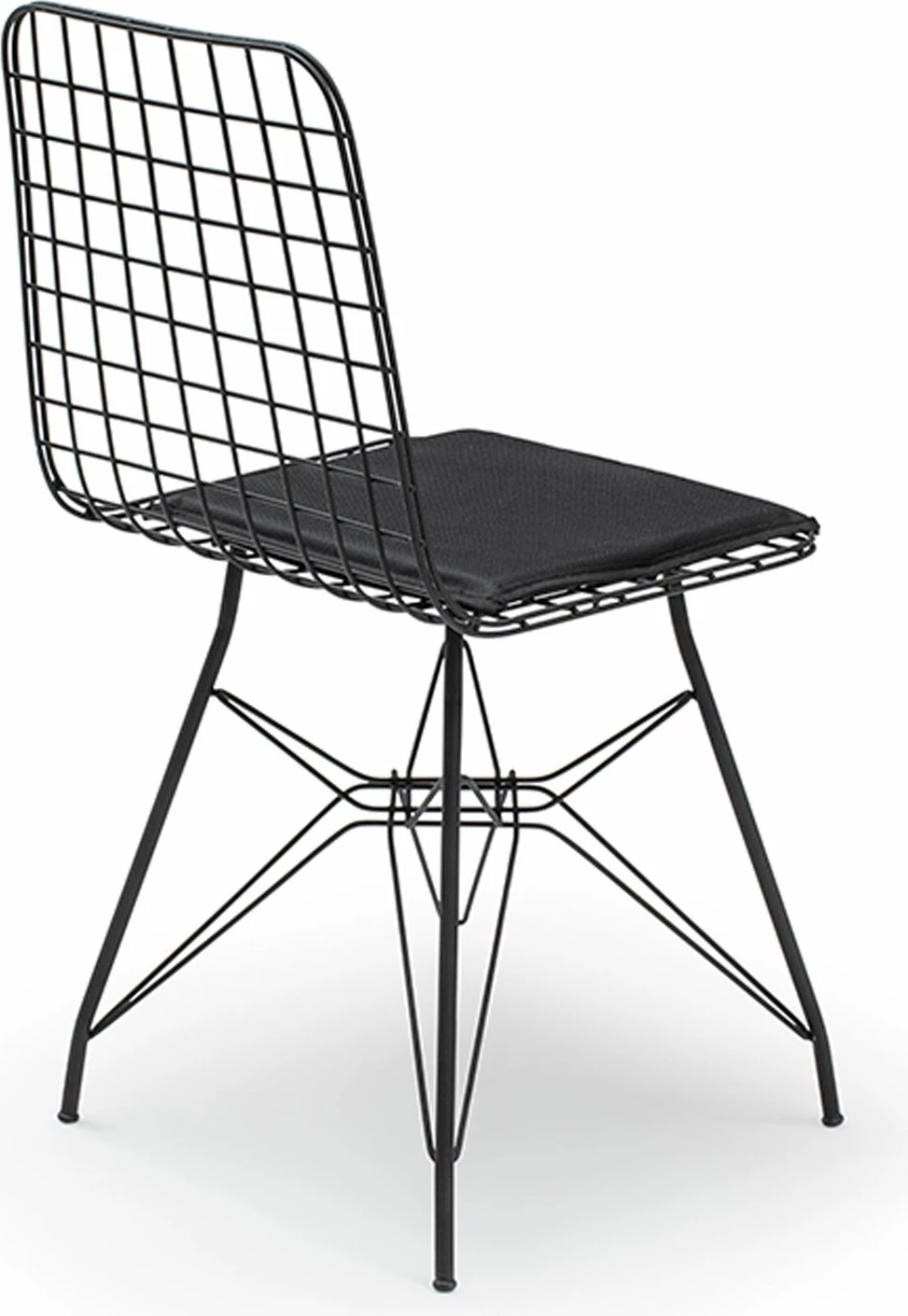 Tavolinë me karrige (5 copë), Skye Decor, Nmsymk001, ngjyrë lis dhe e zezë