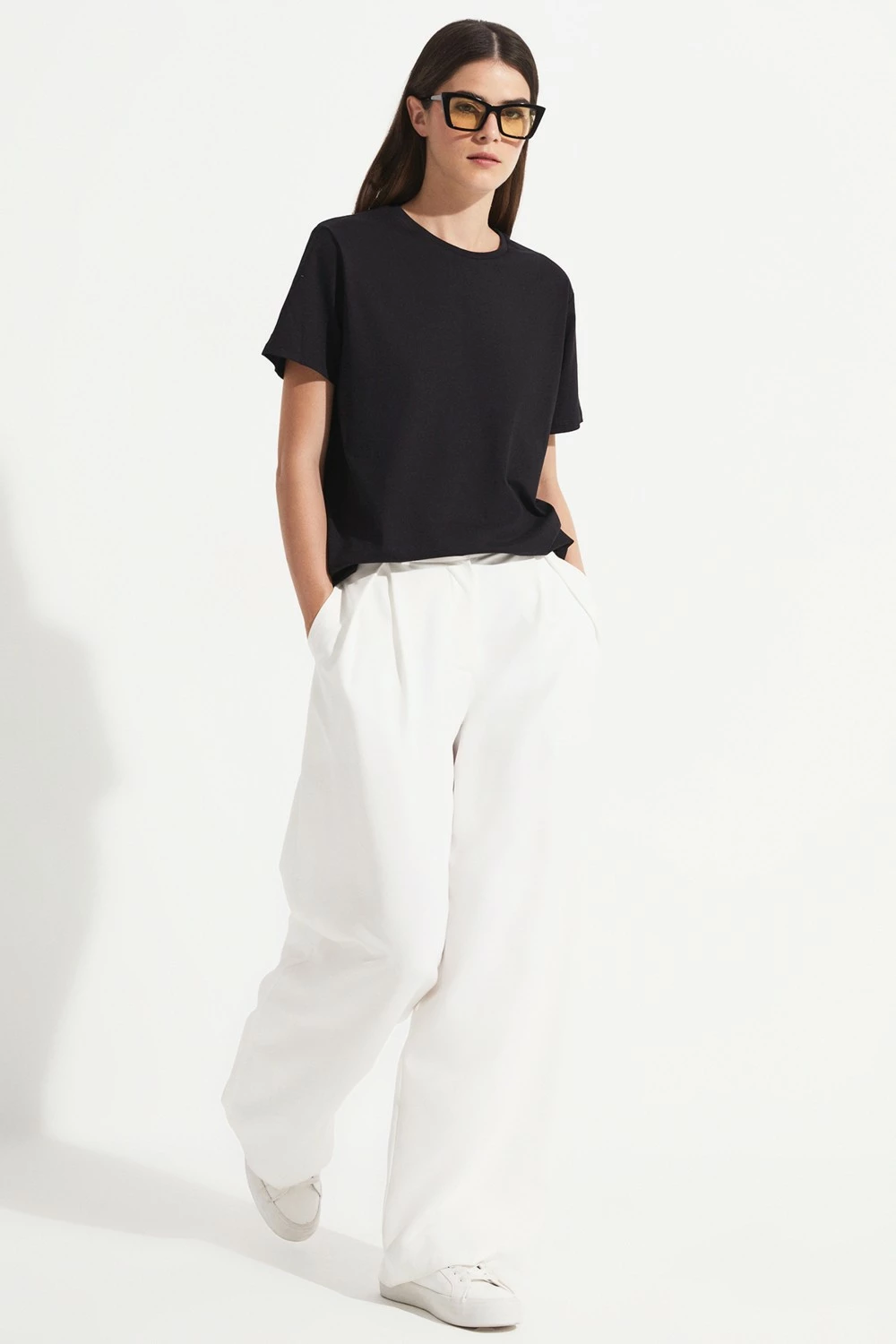 Bluzë June me shpinë të gjatë 100% pambuk