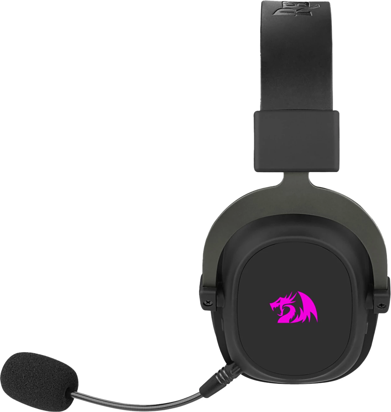Kufje gaming Redragon Zeus Pro H510-PRO, wireless 2.4GHz/Bluetooth 5.0, 7.1, mikrofon i shkëputshëm, të zeza/kuqe, me USB dongle