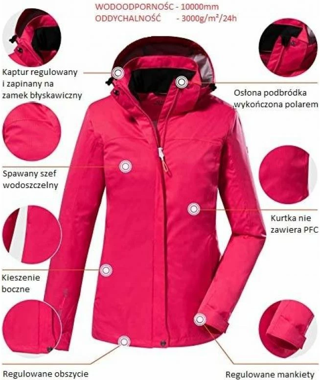 Jakne për femra Killtec, rozë