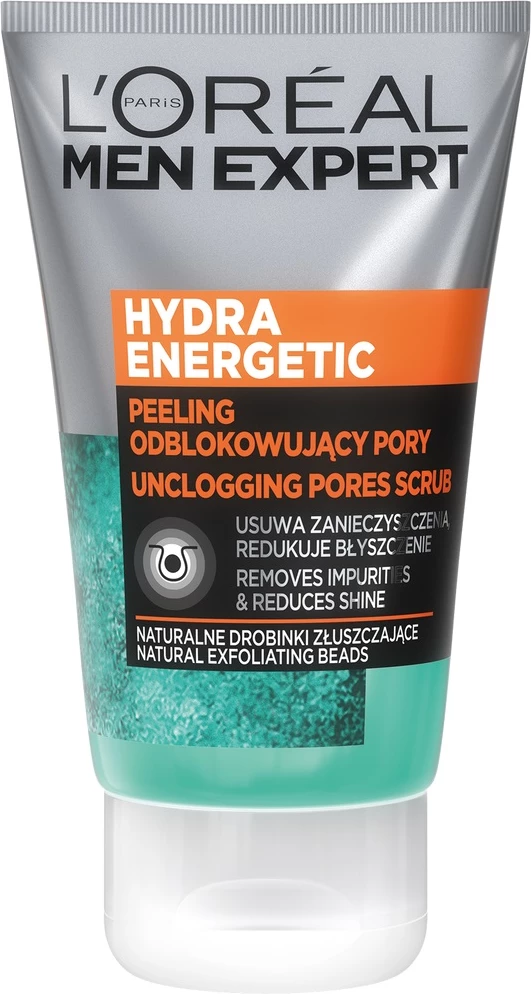 Peeling për fytyrë për meshkuj L'Oreal Paris Men Expert Hydra Energetic 100ml