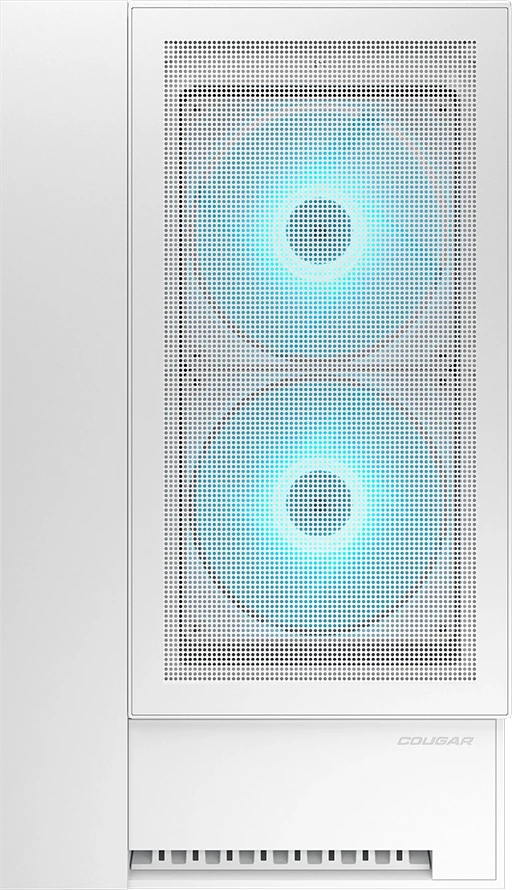 Kasë COUGAR OmnyX, Midi Tower, ATX, 4x160mm RGB fanë, e bardhë