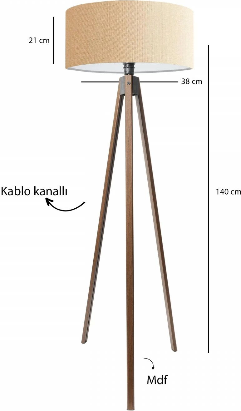 Llambë dyshemeje Opviq, ngjyrë bezhë, AYD-3686
