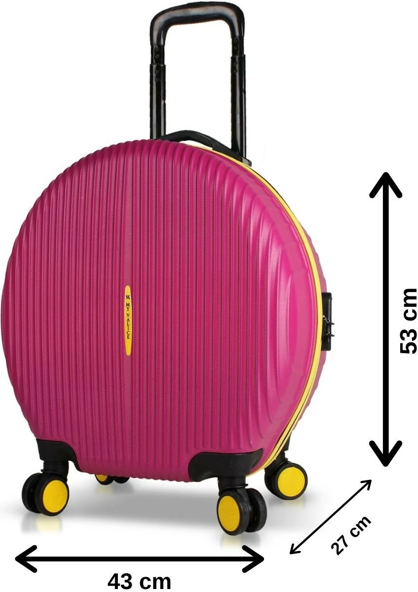 Valixhe udhëtimi Zoozie Bags, ngjyrë fuchsia, 2385