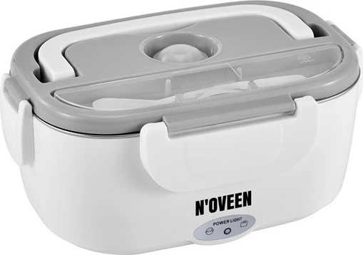 Lunch box me ngrohje NOVEEN LB410 1.6L 230V/12V, gri, set me çantë termike + lugë + kabllo