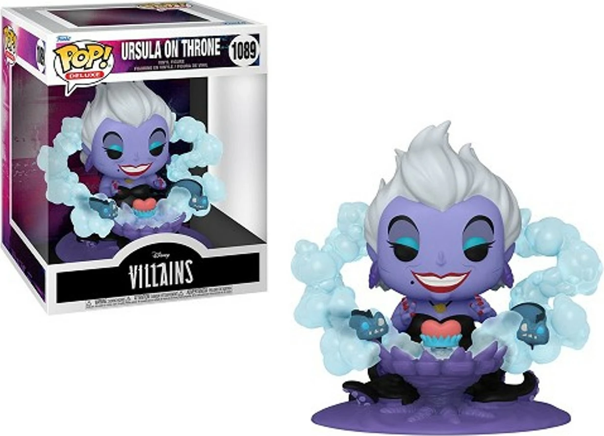 Figurinë Funko Pop Deluxe Funko Disney Villains Ursula on Throne, vjollcë