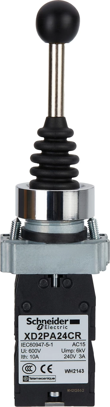 Joystick kontrolli Schneider Electric XB2 XD2PA24CR 4 drejtime