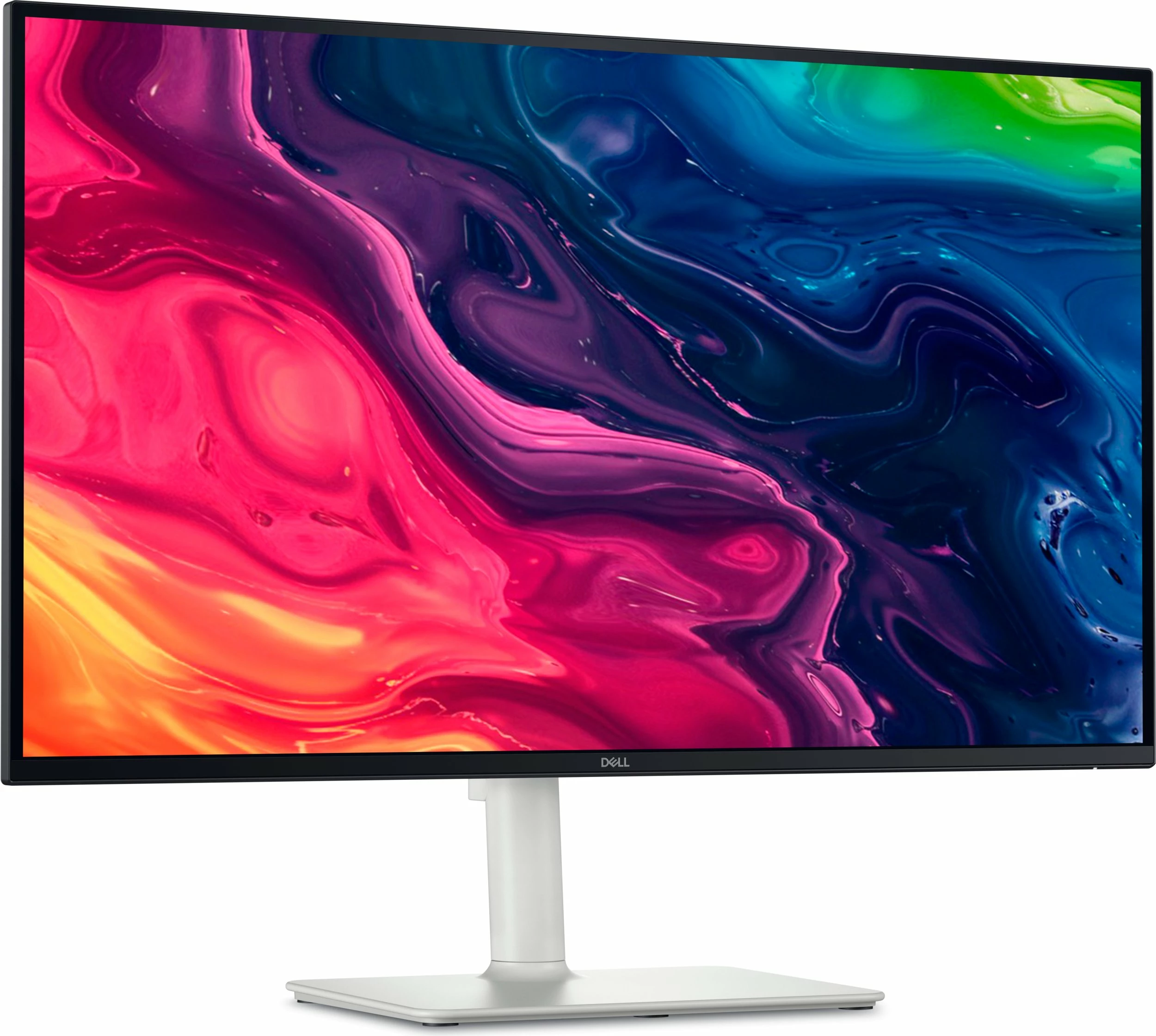 Monitor Dell S2725QS (210-BQWM) 27\" 4K UHD IPS 120Hz FreeSync, me altoparlantë 10W, bardhë/argjendtë