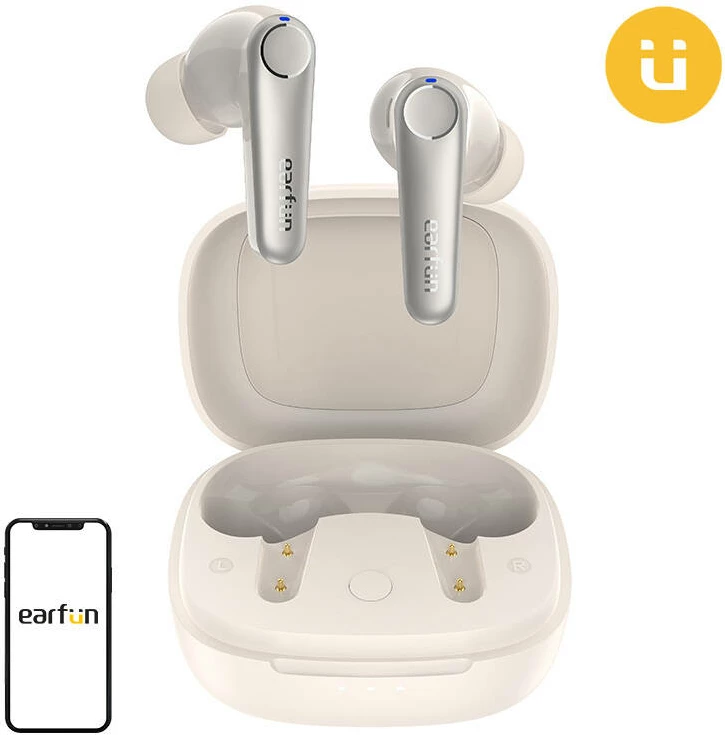 Kufje TWS EarFun Air Pro 3, ANC, Bluetooth 5.3, të bardha