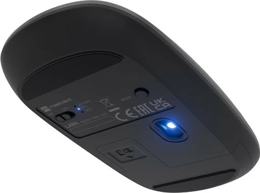 Maus Natec Lark, wireless, 4000 DPI, 3 butona, e zezë
