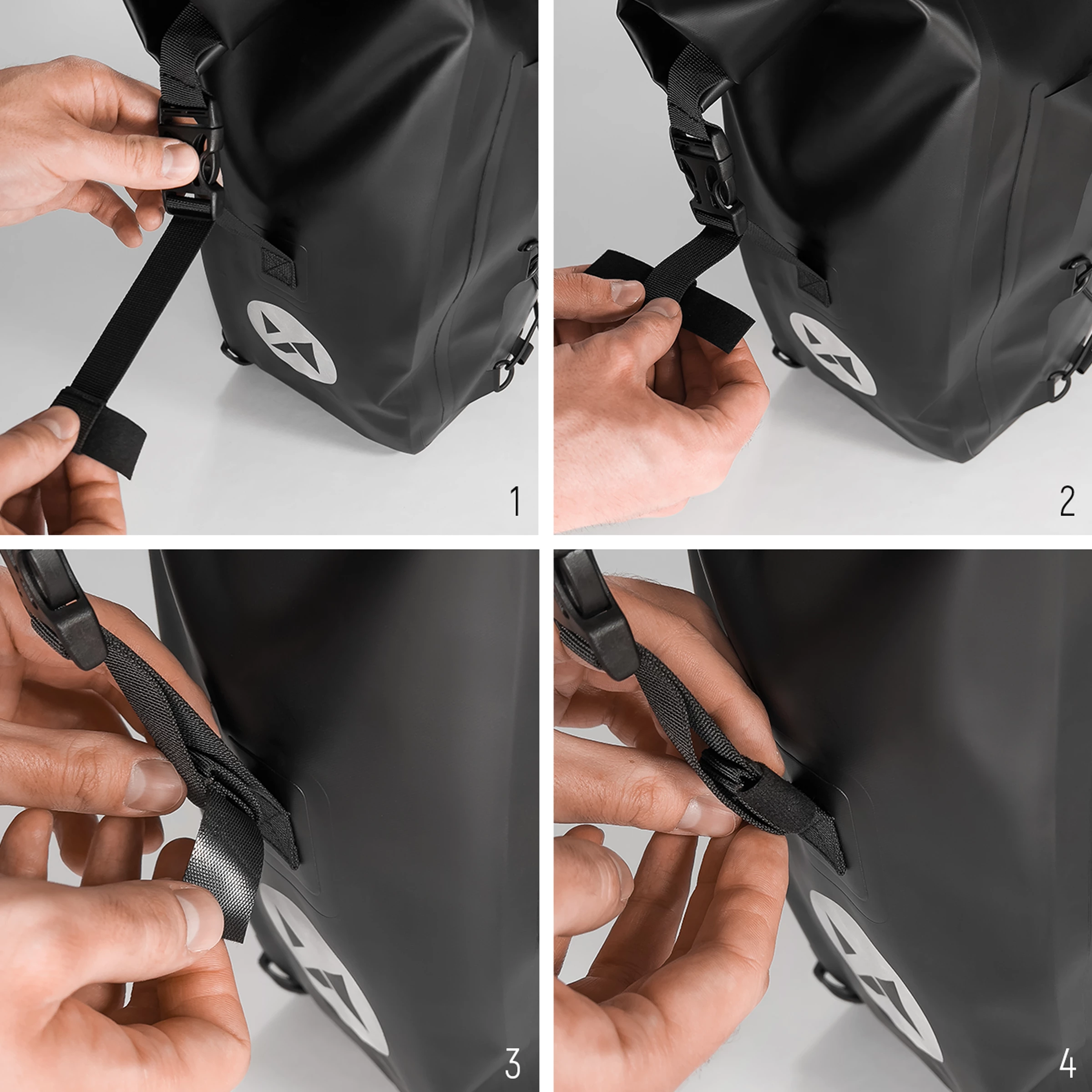 Çantë bagazhi për biçikletë Wozinsky WBB24BK, 25L, e zezë