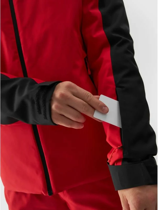 Jakne ski për meshkuj 4f, e kuqe