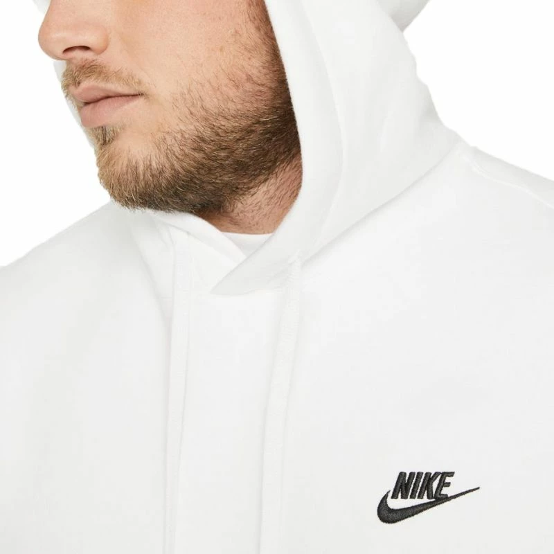 Duks për meshkuj Nike NSW Club Hoodie BV2654-100, i bardhë [Madhësia: S]