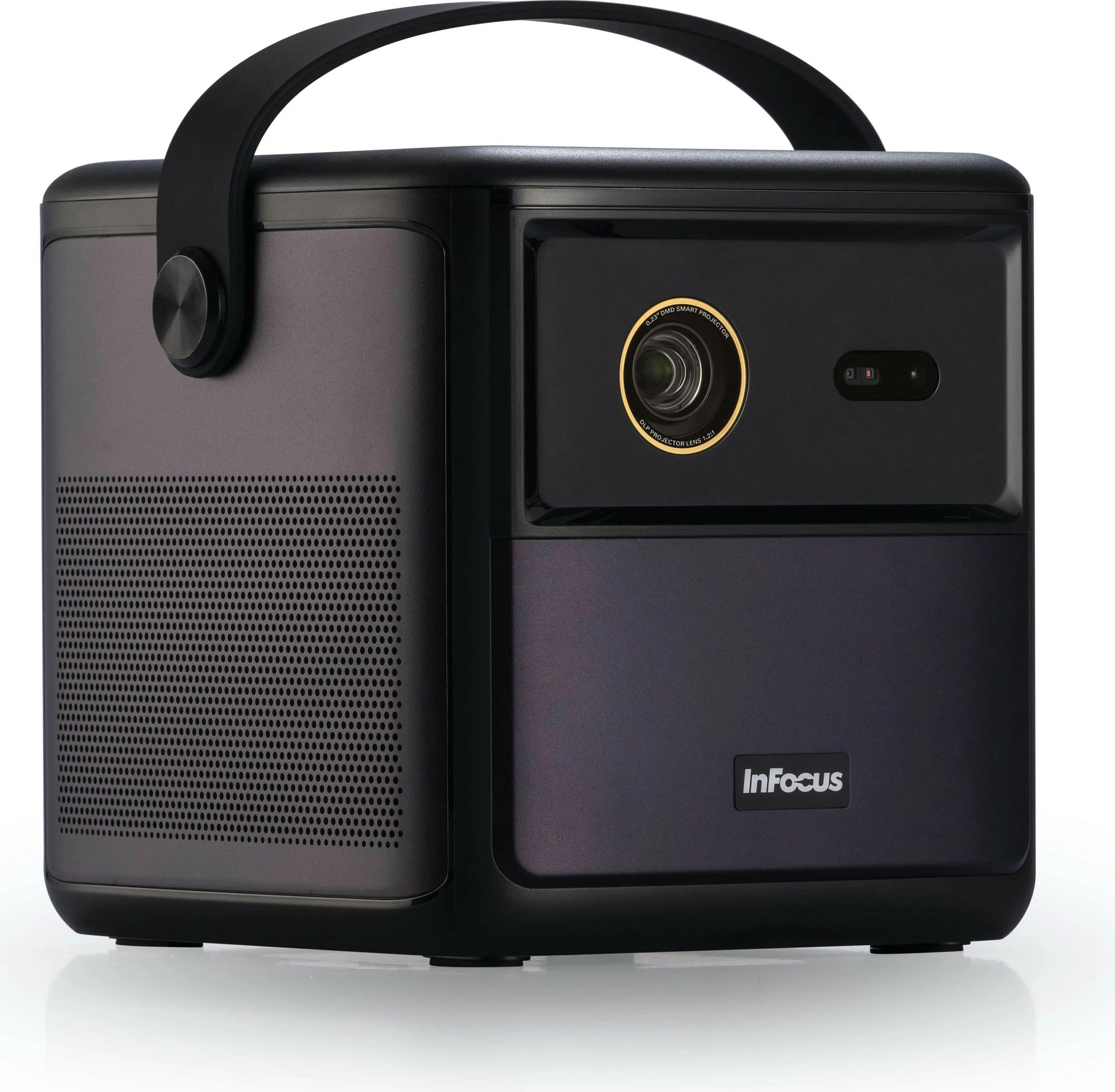 Projektor InFocus Crusader Master IN3018SL, Full HD, HDR10, 3D, 32GB, Wi‑Fi/Bluetooth, gri e errët