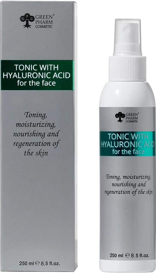 Tonik për fytyrë me acid hialuronik Green Pharm Cosmetic, 250ml