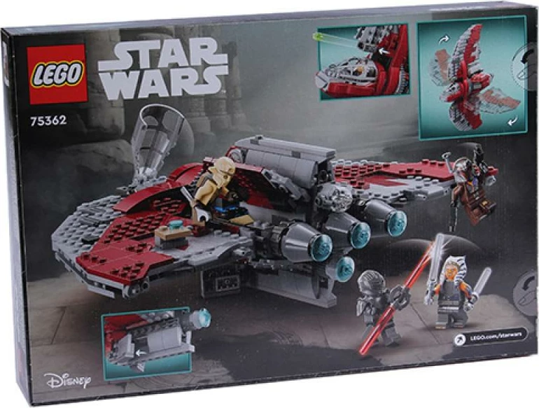 Set LEGO Star Wars Ahsoka Tano T-6 Jedi Shuttle 75362, 9+, me minifigura