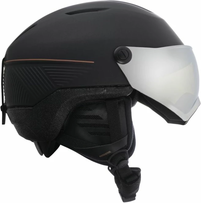 Helmetë skijimi Rossignol unisex, e zezë