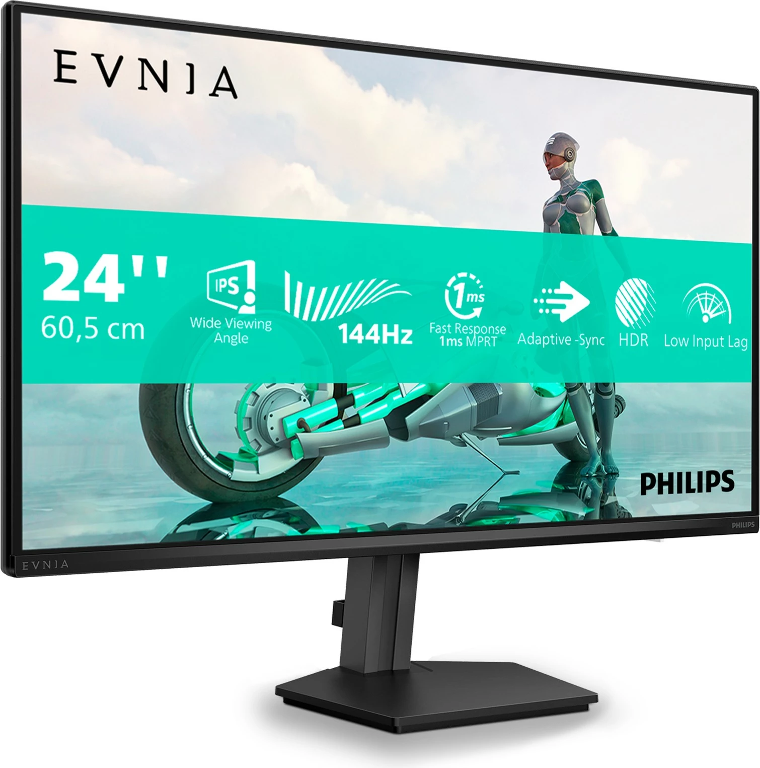 Monitor Philips 24M2N3200NF/00, 24 inç, 144Hz, IPS, Full HD, i zi