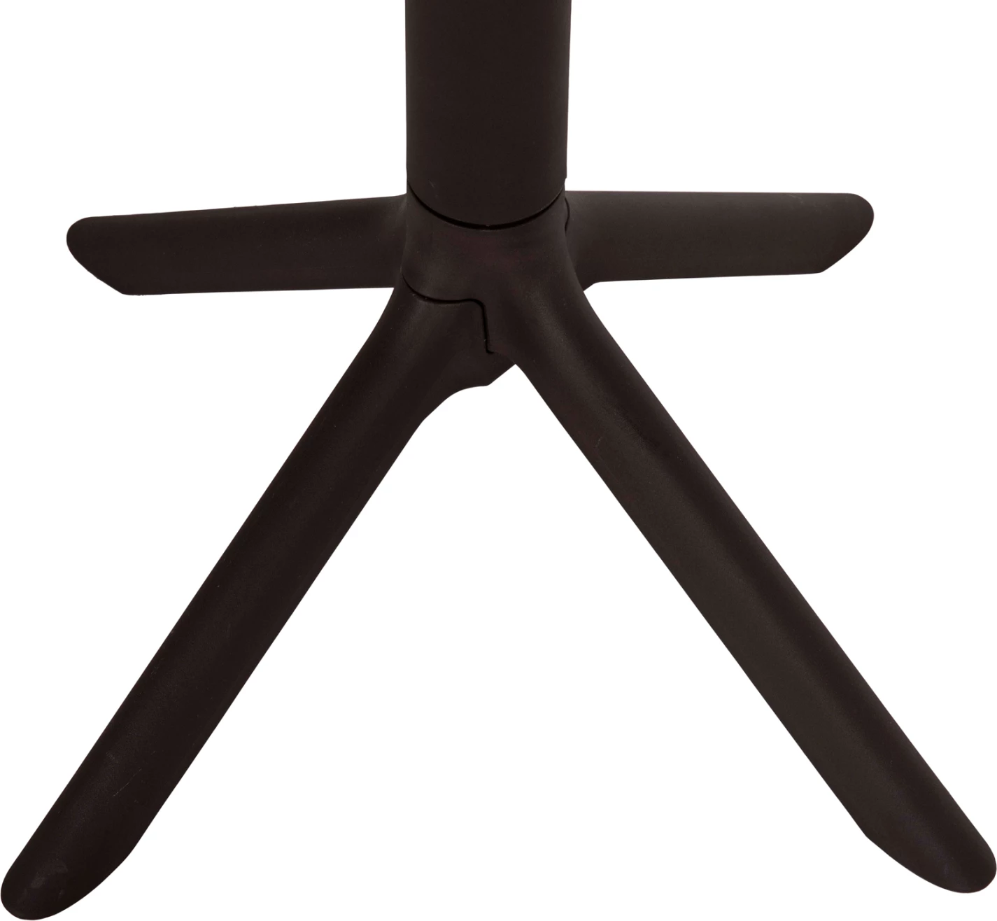 Tavolinë rrethore polipropileni, ngjyrë kafe, TERRIN FH6124.13, 60x75cm