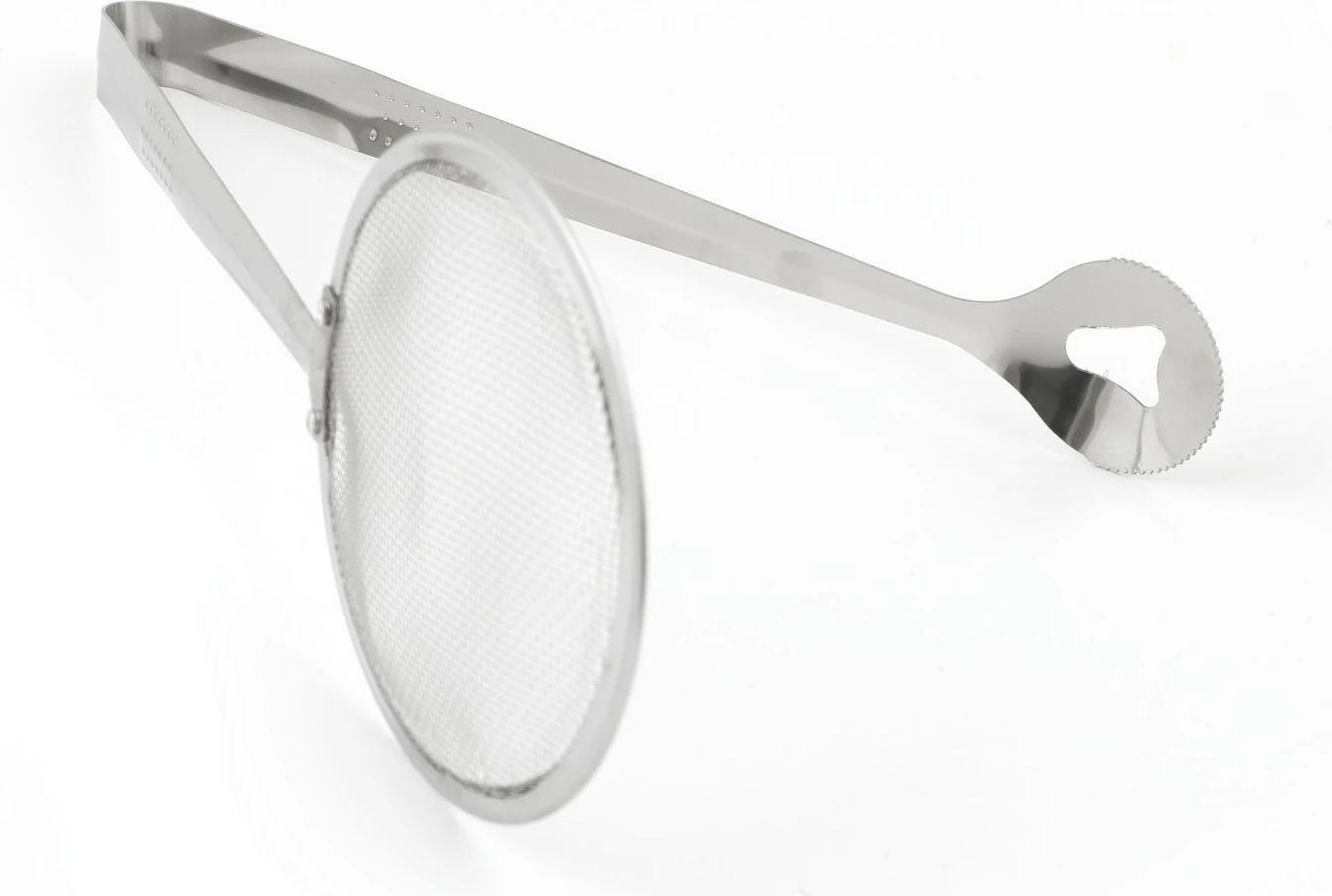 Pincë kuzhine çeliku, me sitë, Hermia, Mit-1707-17, 29cm