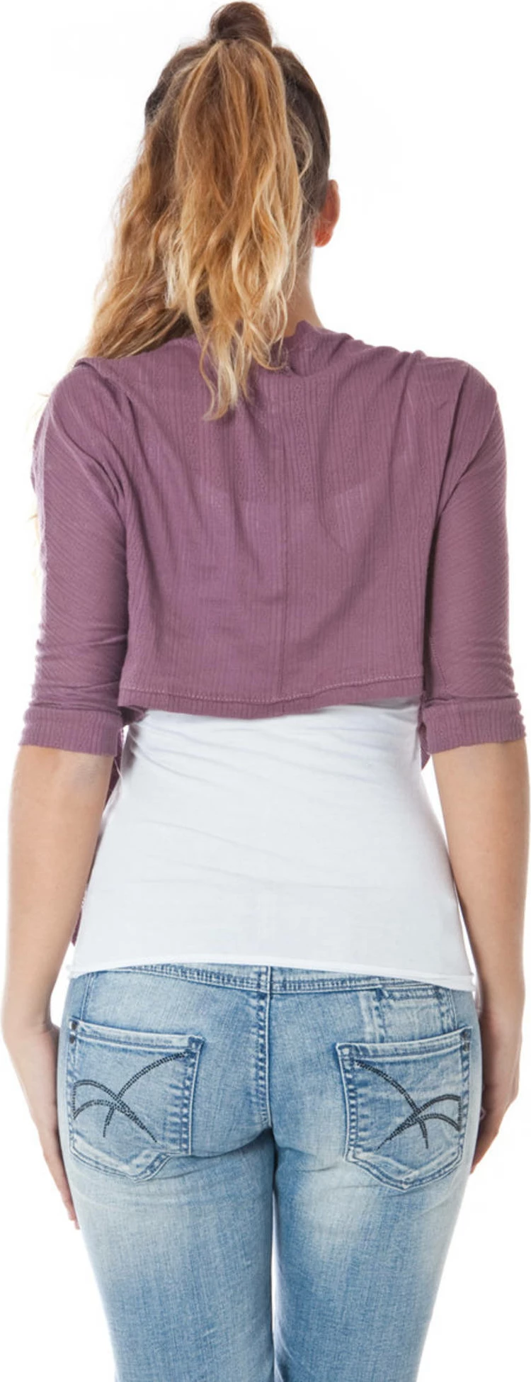 Xhemper PHARD Shrug Long Sleeves femra, rozë