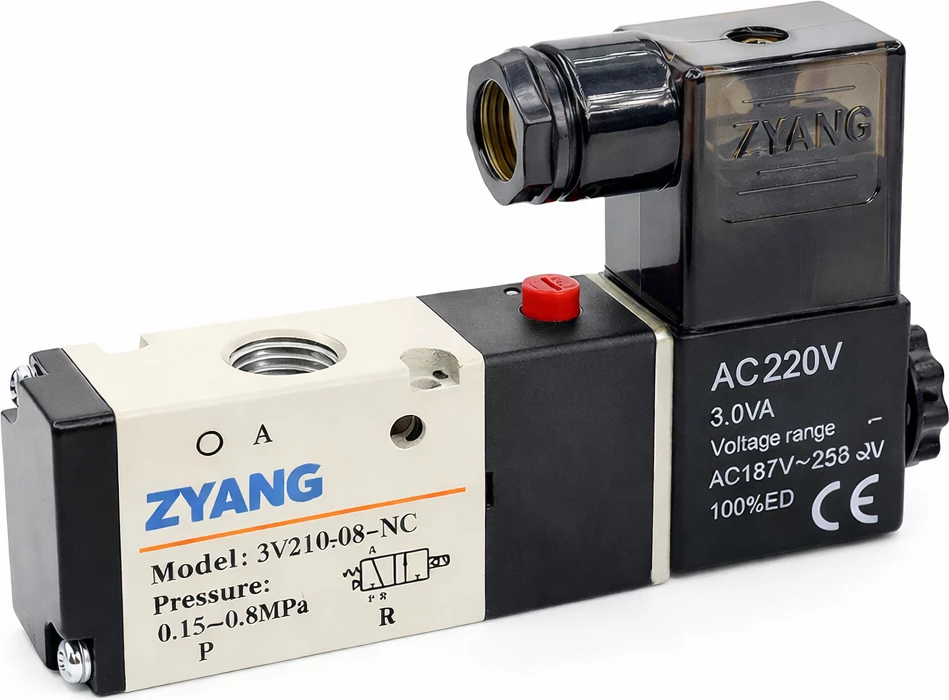 Valvul pneumatike solenoid Airtac 3V210-08-NC AC220V