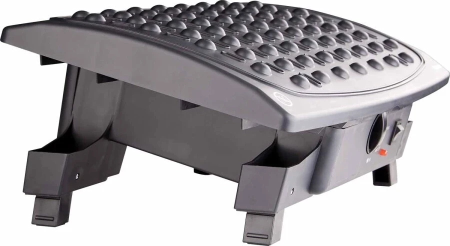 Mbështetëse këmbësh Fellowes Ergonomics professional cooling and heating, e zezë