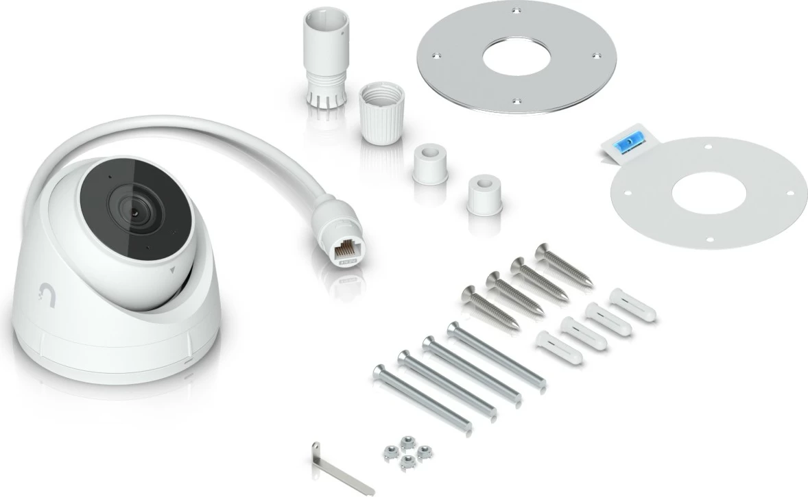 Kamerë sigurie IP Ubiquiti G5 Turret Ultra, brenda & jashtë, me kabllo, ARM Cortex-A7, tavan/mur, bardhë