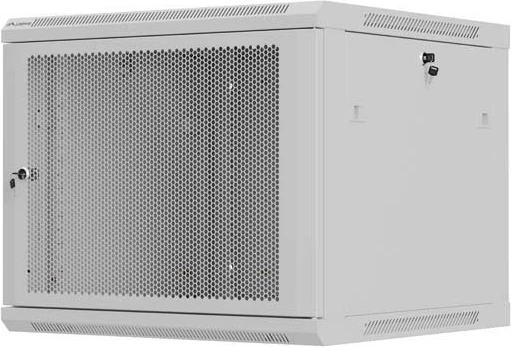 Kasë rack LANBERG 19" 9U 600x600mm, varëse, derë me vrima, gri