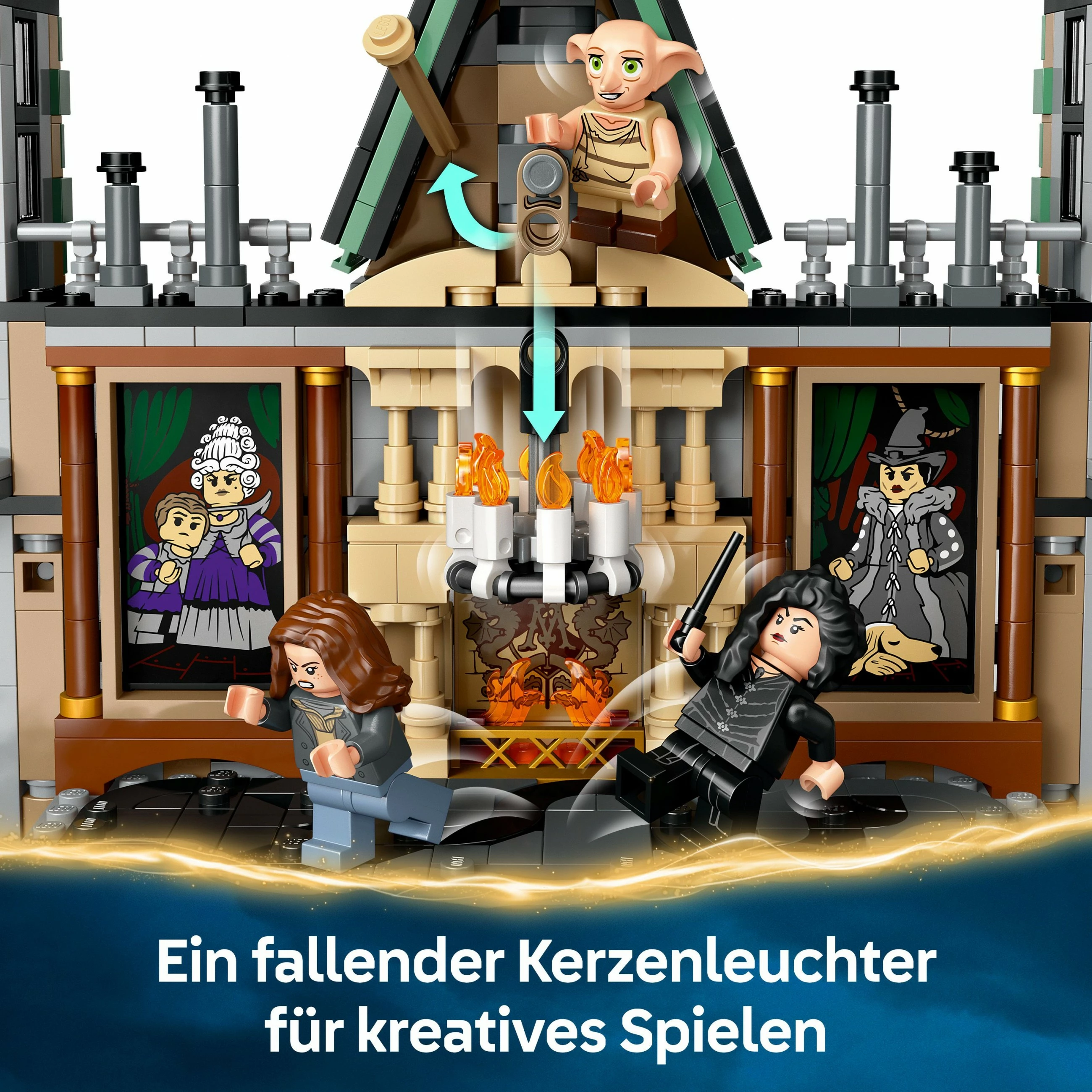 Set ndërtimi LEGO Harry Potter Landsitz der Familie Malfoy 76453, shumëngjyrësh