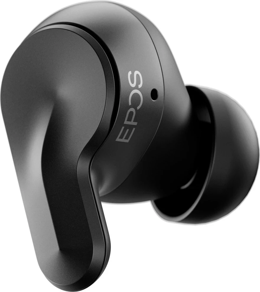 Kufje EPOS ADAPT E1TWS, True Wireless, Bluetooth 5.3, të zeza, me kuti karikimi