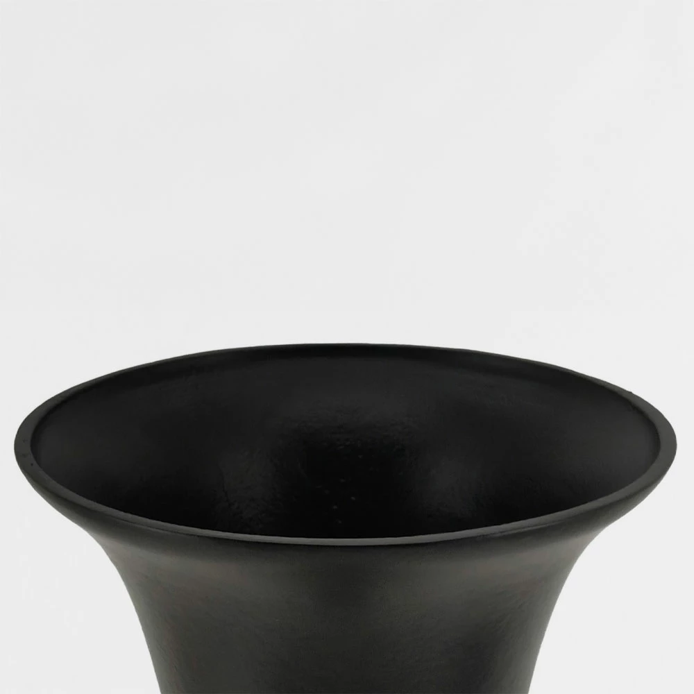 Vazo FLORES, alumin, e zezë, 20x20x71cm