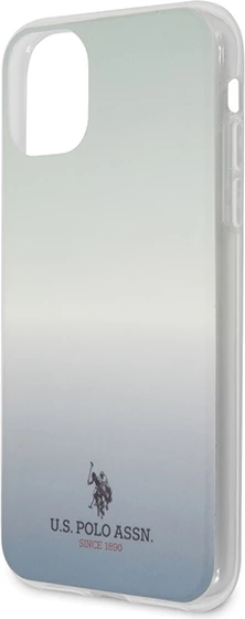 Mbështjellës U.S. Polo Assn. USHCN65TRDGLB për iPhone 11 Pro Max, Pattern Gradient, kaltër