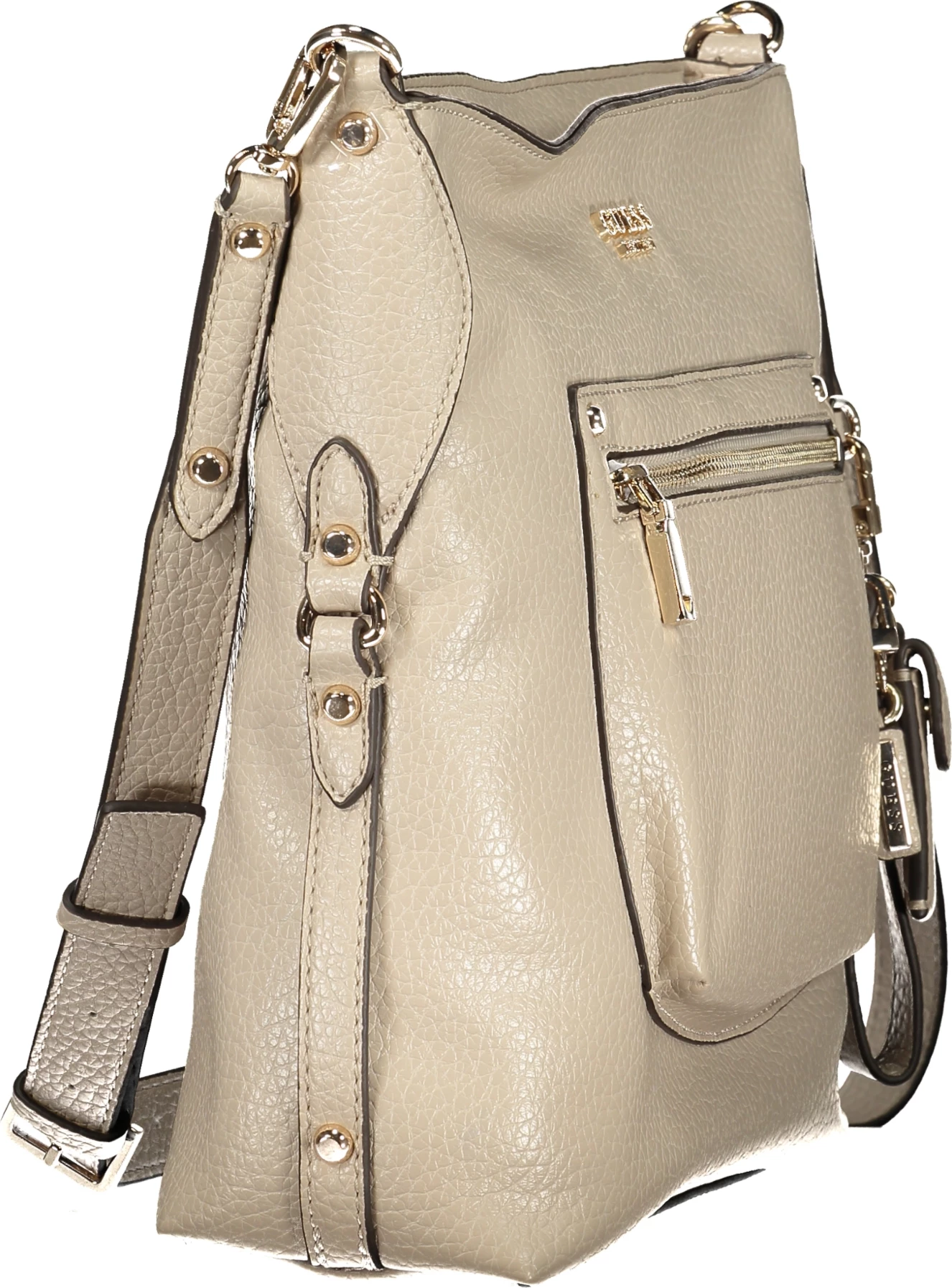 Çantë GUESS JEANS Marsha femra, bezhë